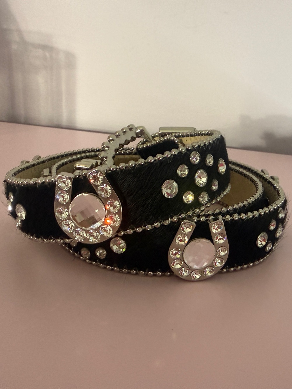 Christine Alexander Cowhide Belt